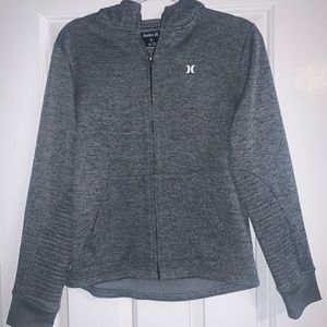 Gray Hurley Zip-Up Jacket